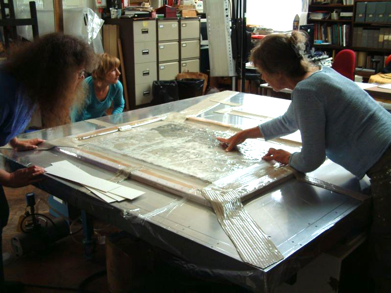 RachelHowells > Painting Conservation > Landscape by Kyffin Williams